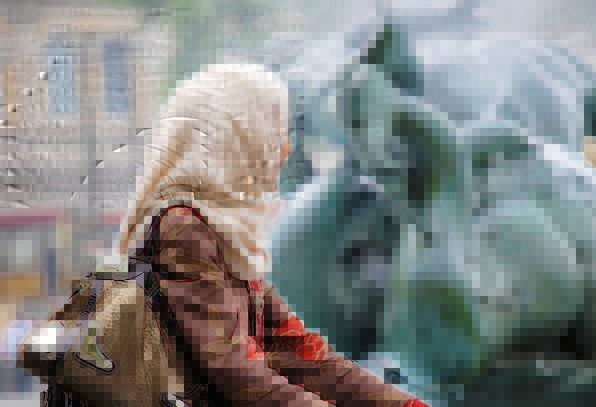 Muslim Woman Vacation